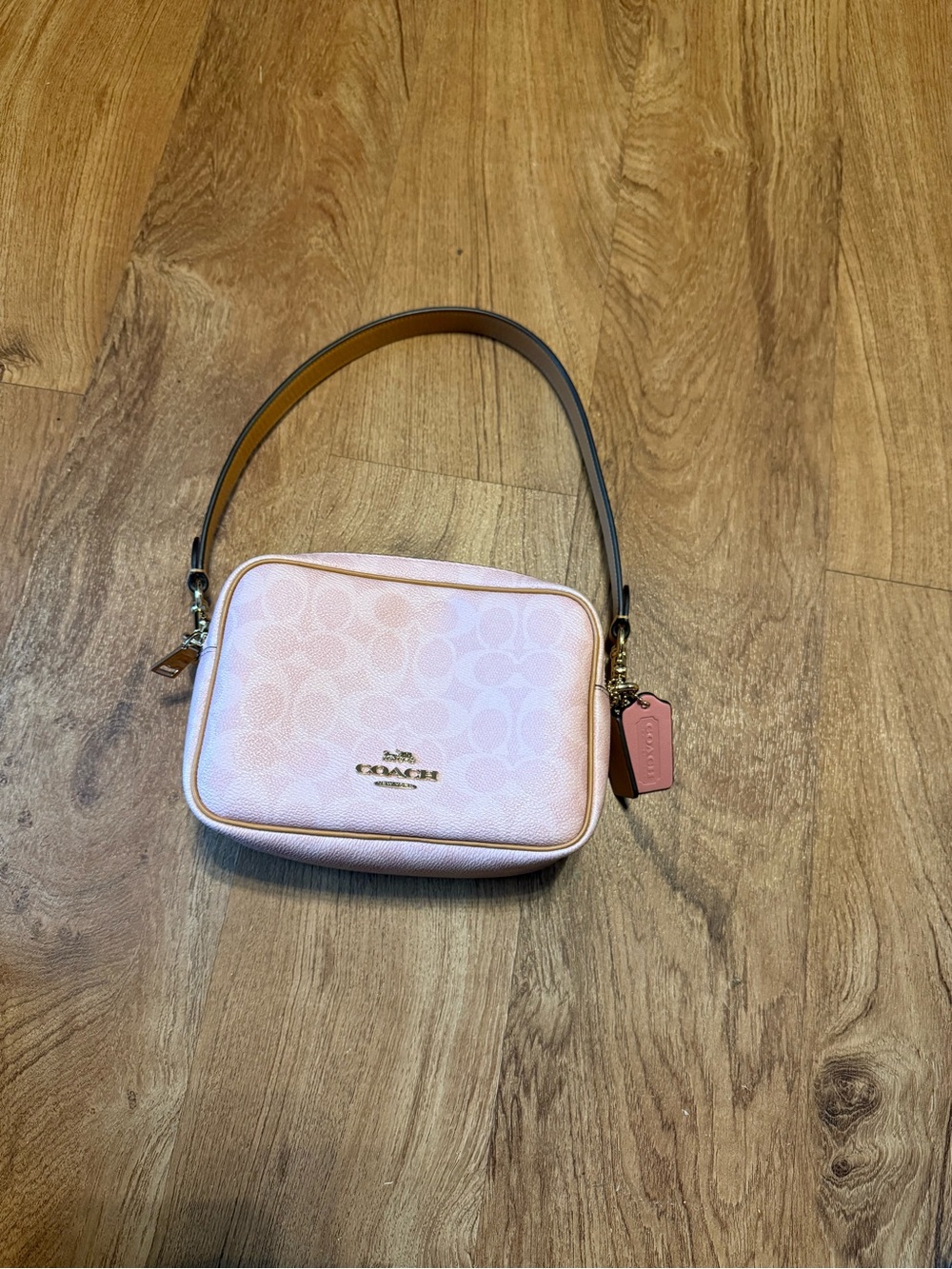 Coach mini Carey powder pink